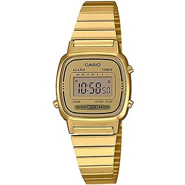 ساعت مچی زنانه کاسیو مدل LA670WGA-9DF با بند استیل (اصل)